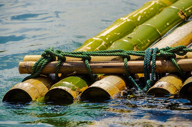 Bamboo Rafting india | Outdoorkeeda