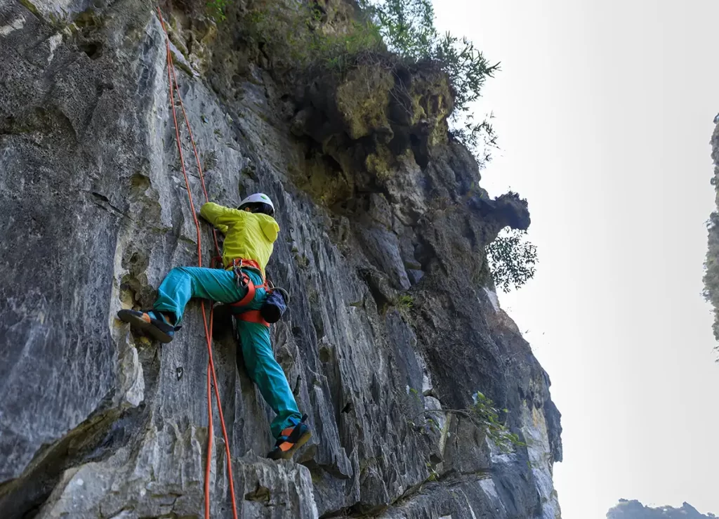 rock climbing in India