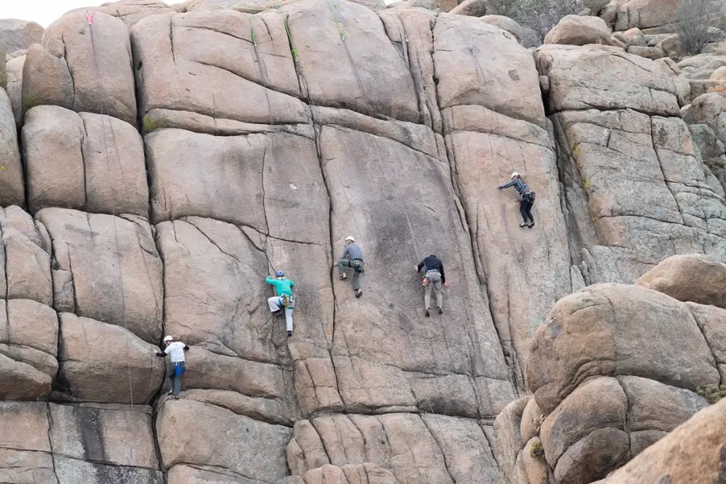 rock climbing in India