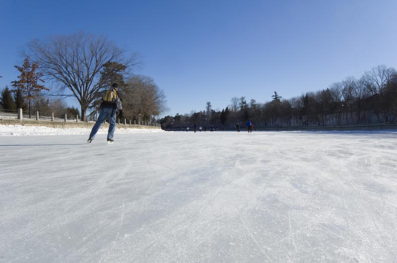 ice skating