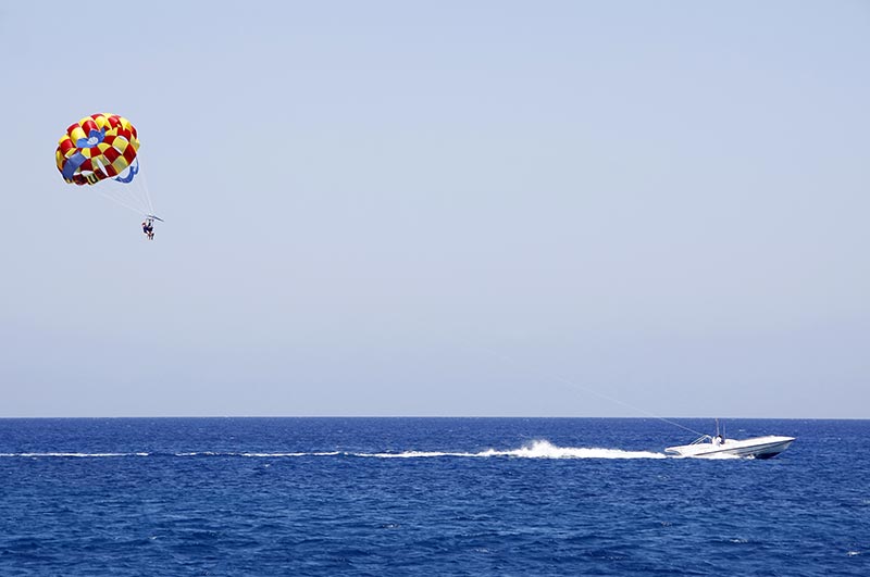 parasailing