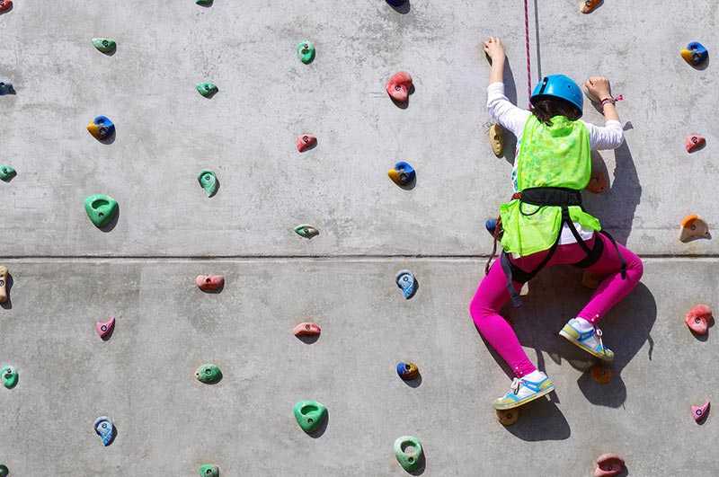 rock climbing