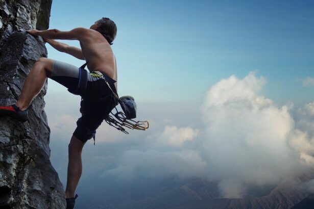 Rock climbing