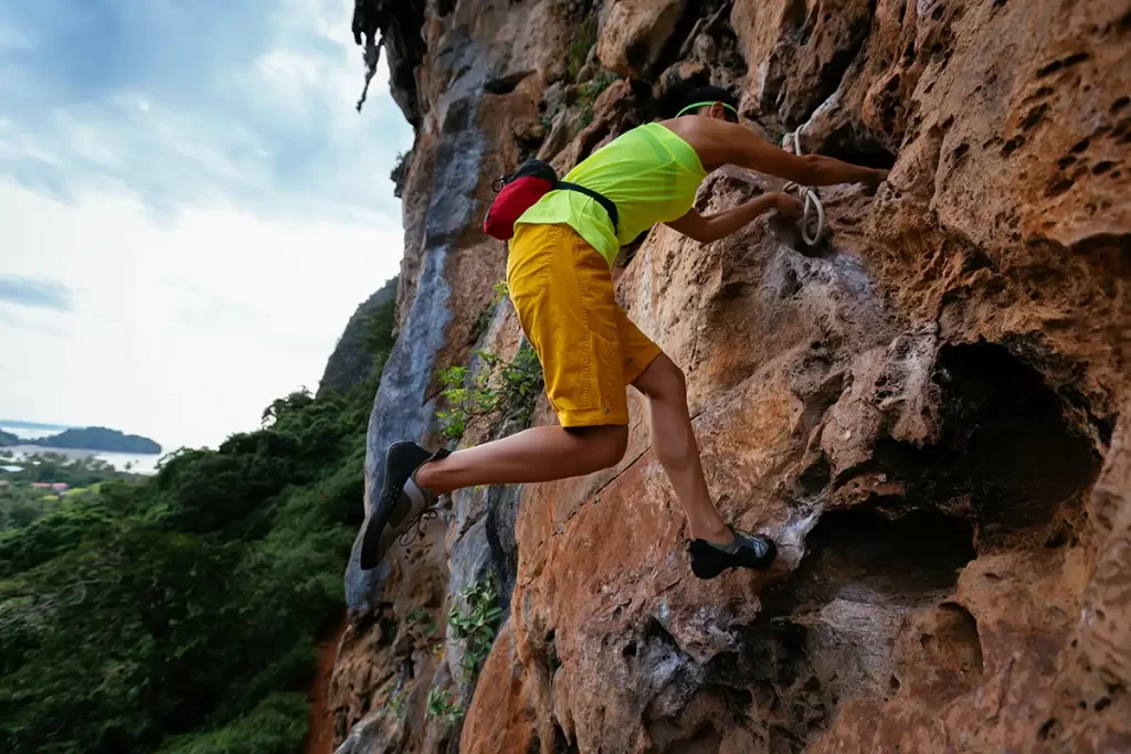 rock climbing in India